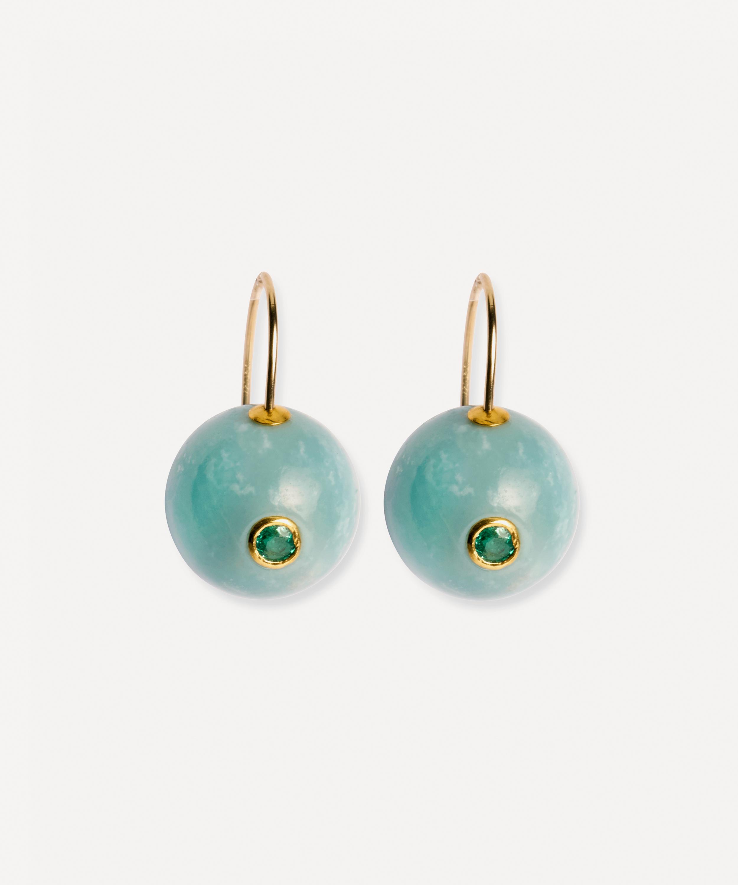 Lizzie Fortunato - Gold-Plated Comet Sky Drop Earrings image number 0