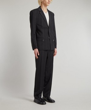 Han Kjobenhavn - Single-Breasted Pinstripe Suit Blazer image number 1