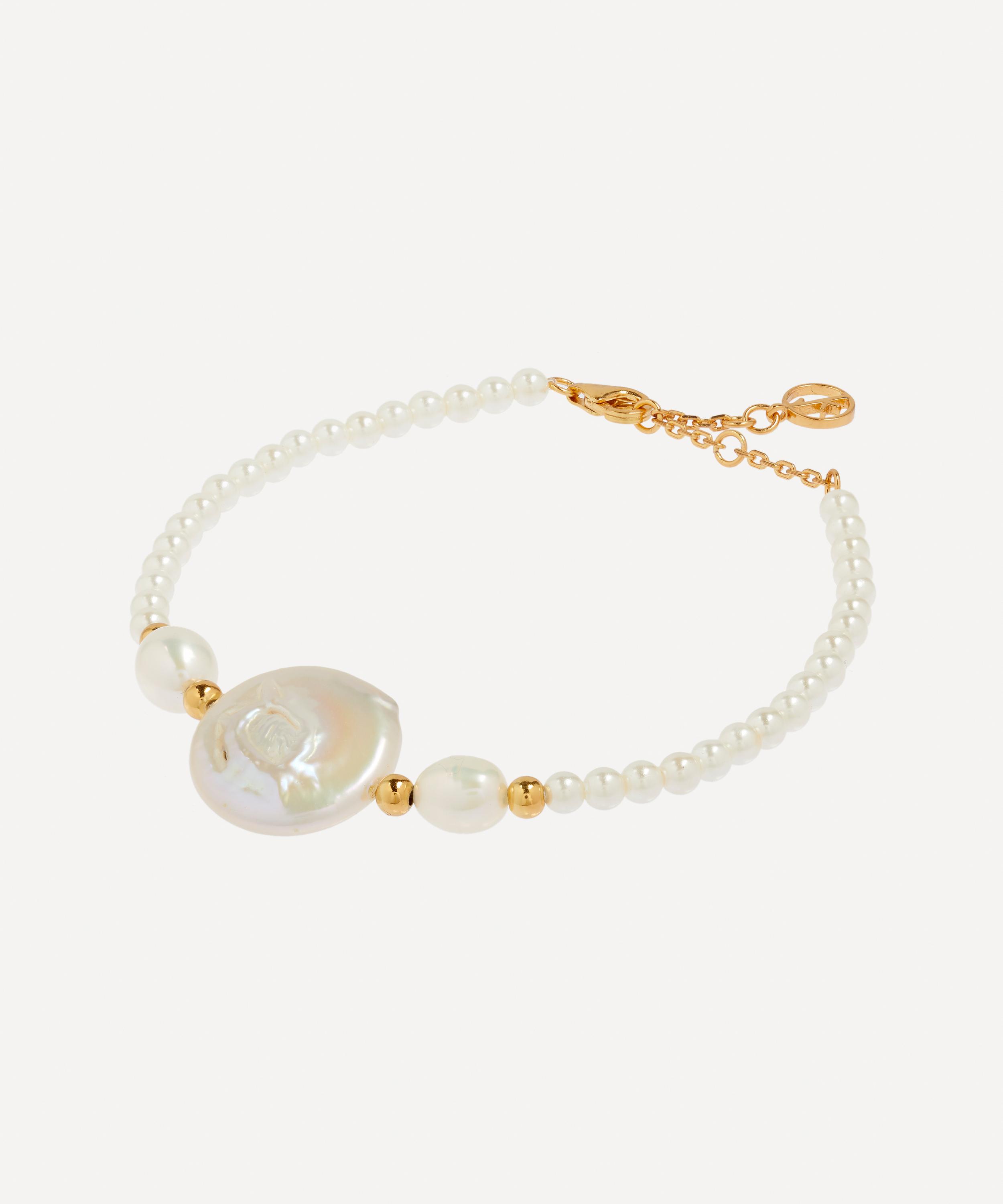 Anissa Kermiche - Gold-Plated Caviar Pebble Bracelet image number 2