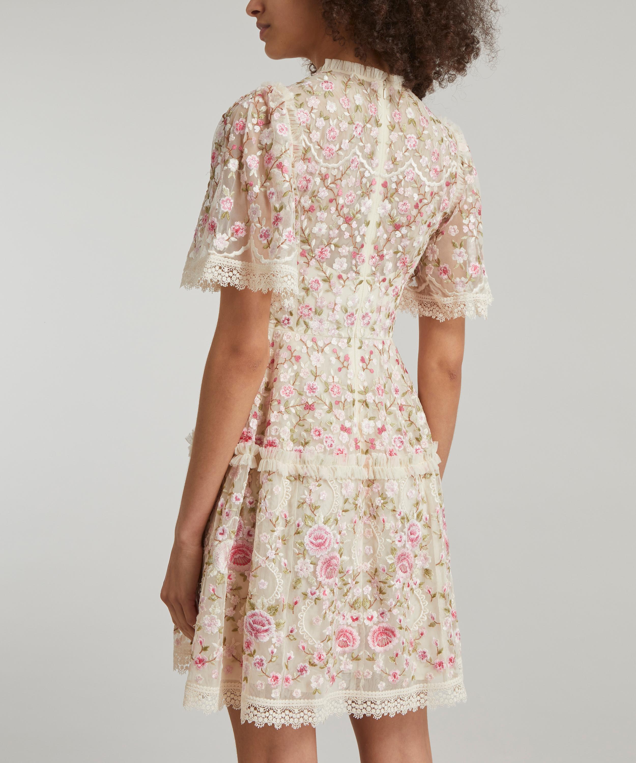 Needle & Thread - Rosie Lace Mini-Dress image number 3