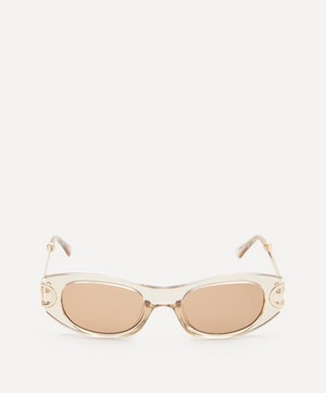 Le Specs - x Missoma Hydrus Link Oval Sunglasses image number 0