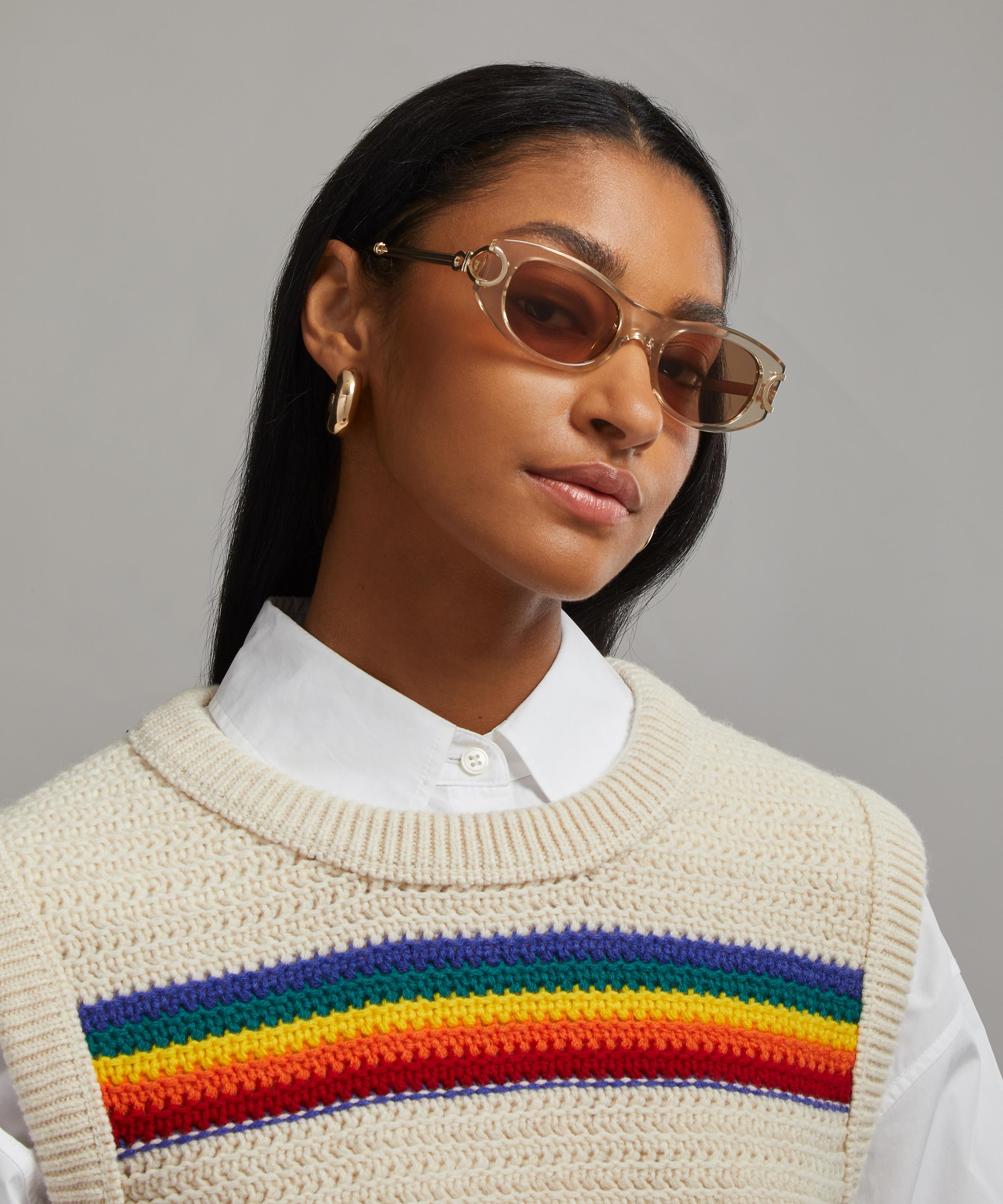 【MISSOMA】Le Specs ハイドラス リンク オーバル サングラス Le Specs x Missoma Hydrus Link Oval Sunglasses | Liberty