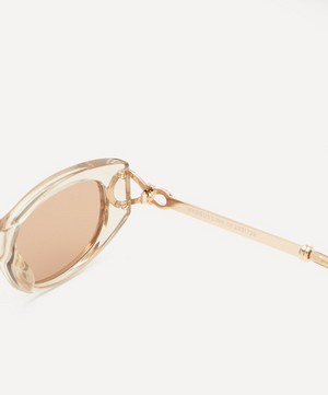 Le Specs - x Missoma Hydrus Link Oval Sunglasses image number 3