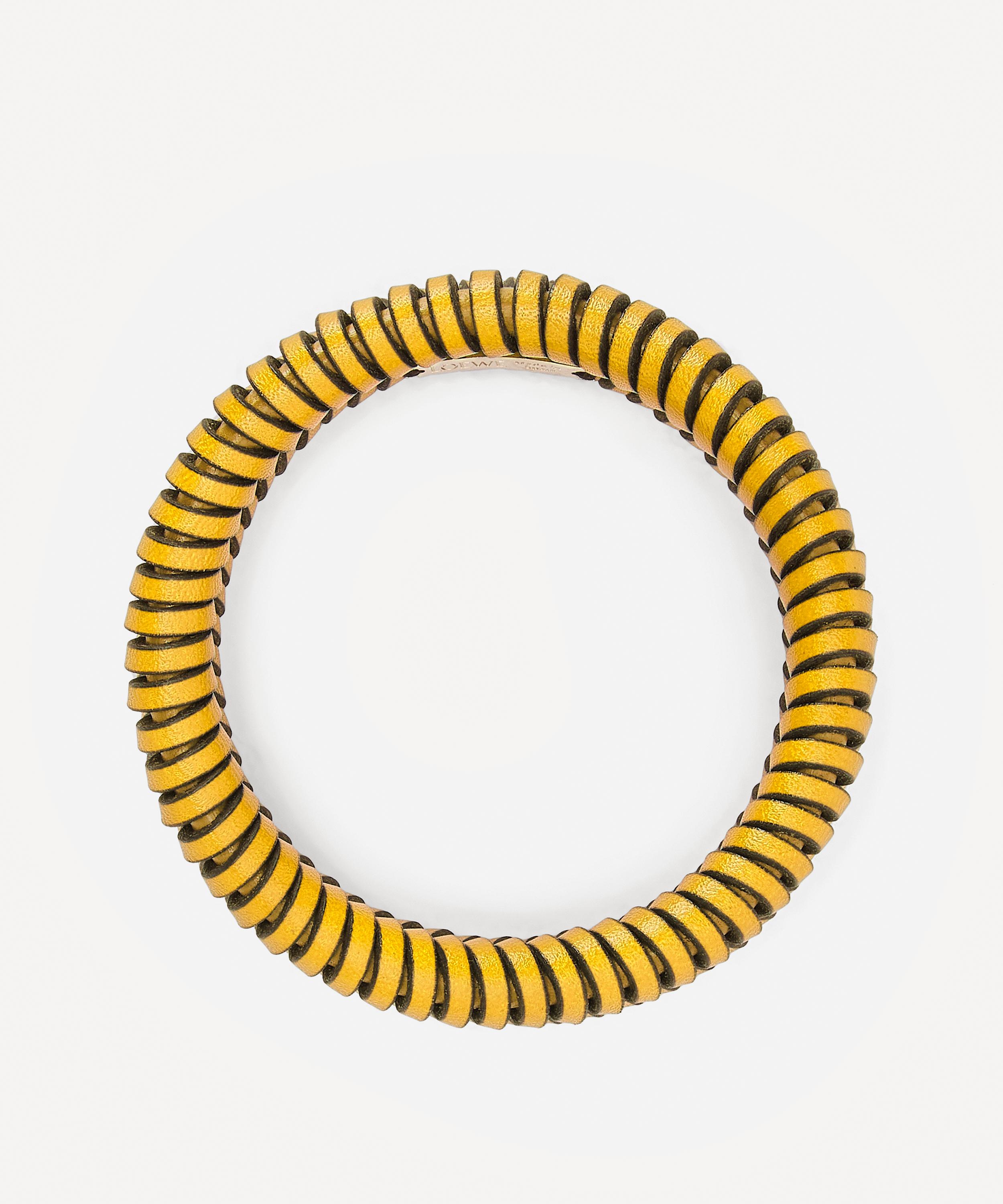 Loewe - x Paula's Ibiza Leather Interlock Bangle image number 1