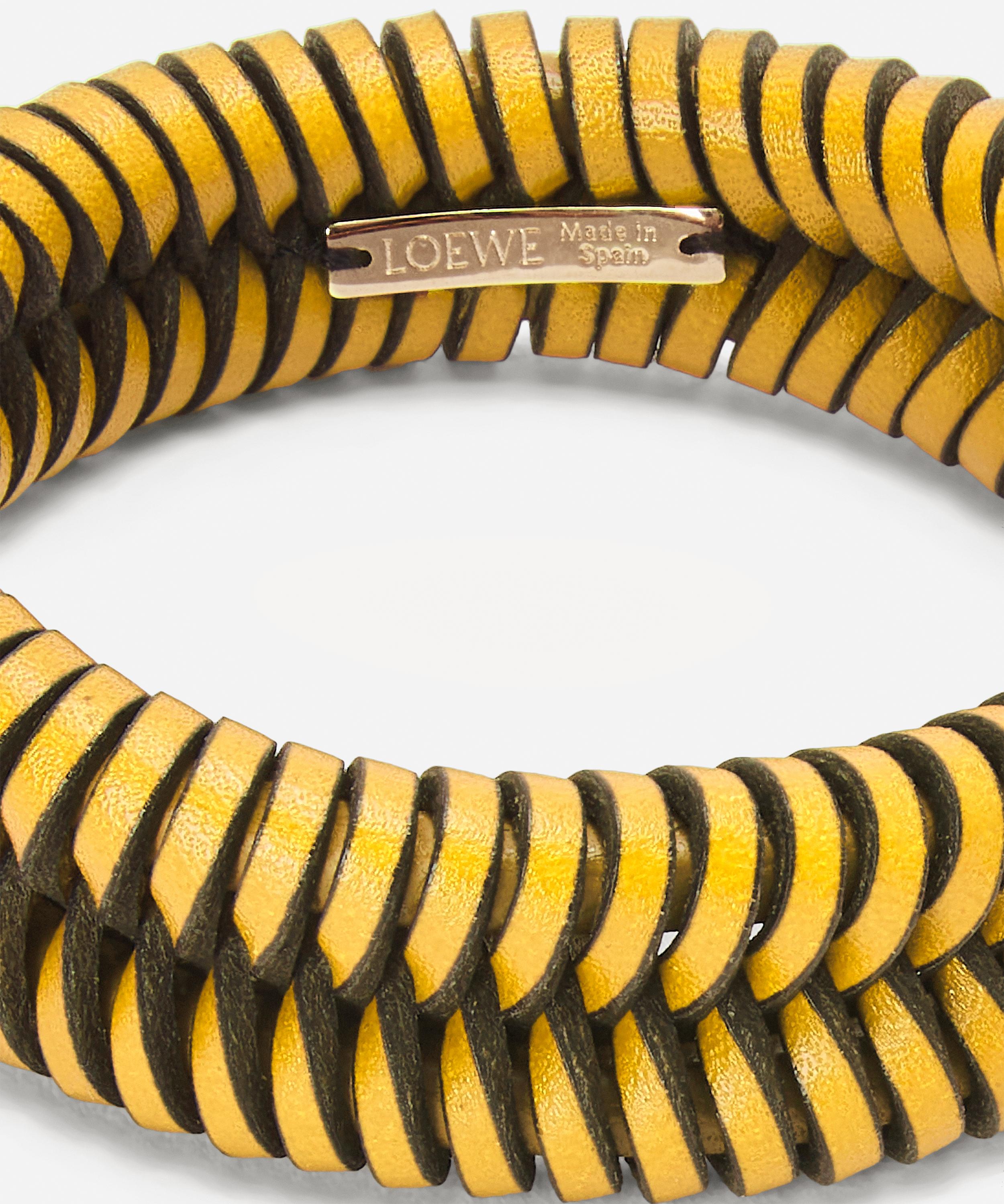Loewe - x Paula's Ibiza Leather Interlock Bangle image number 2
