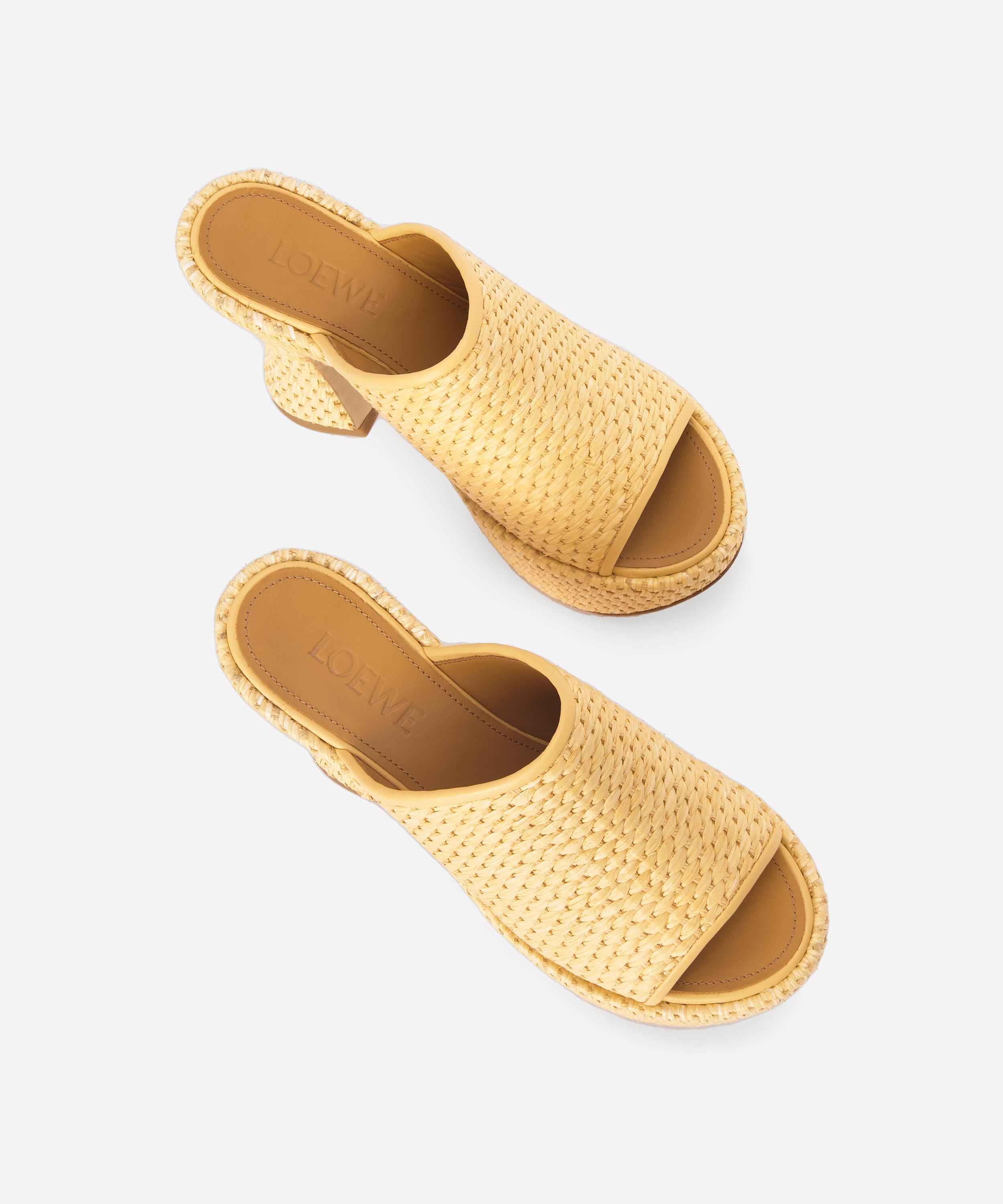 Loewe x Paula's Ibiza Raffia Platform Mules | Liberty