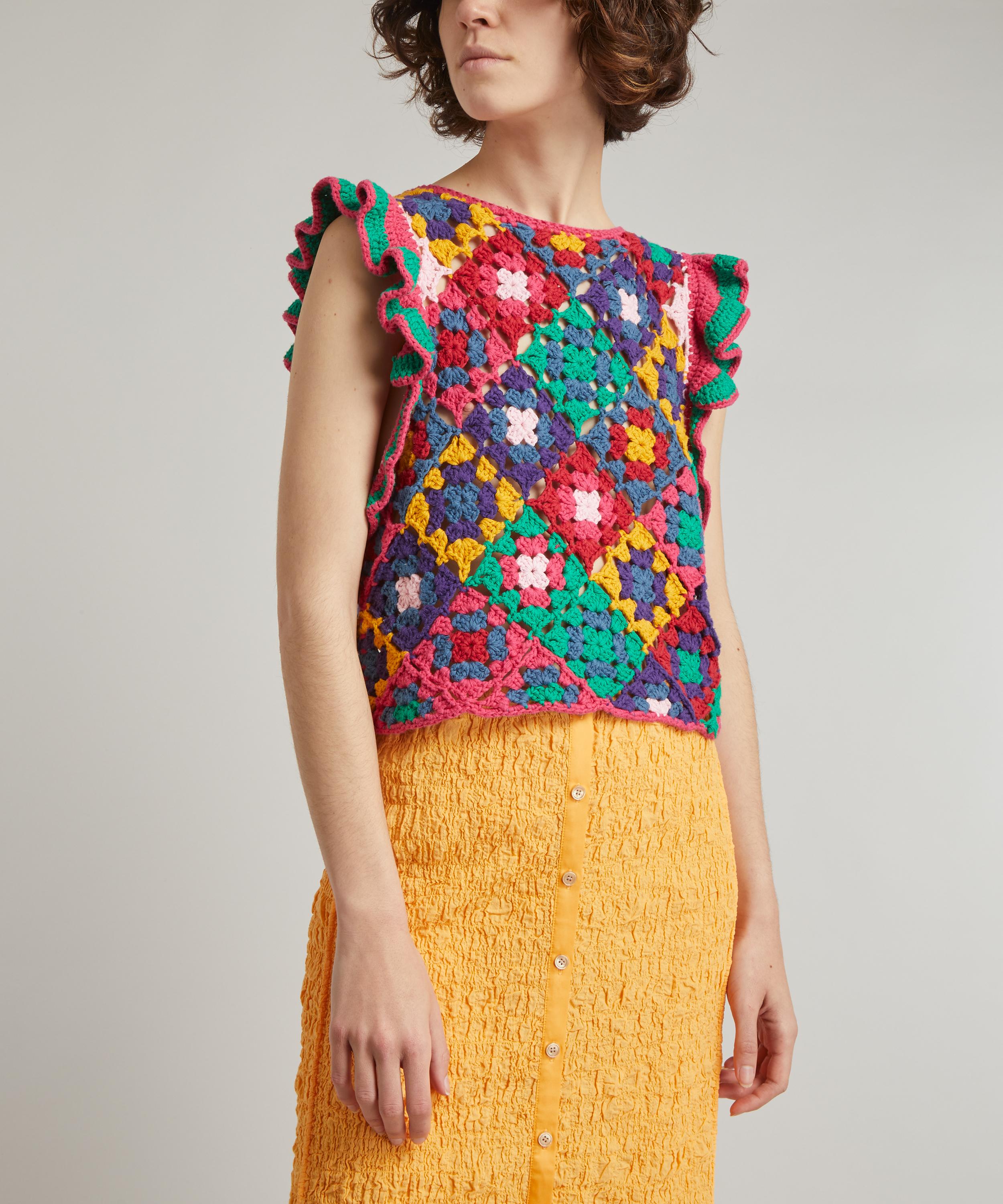 FARM Rio - Crochet Square Vest image number 1