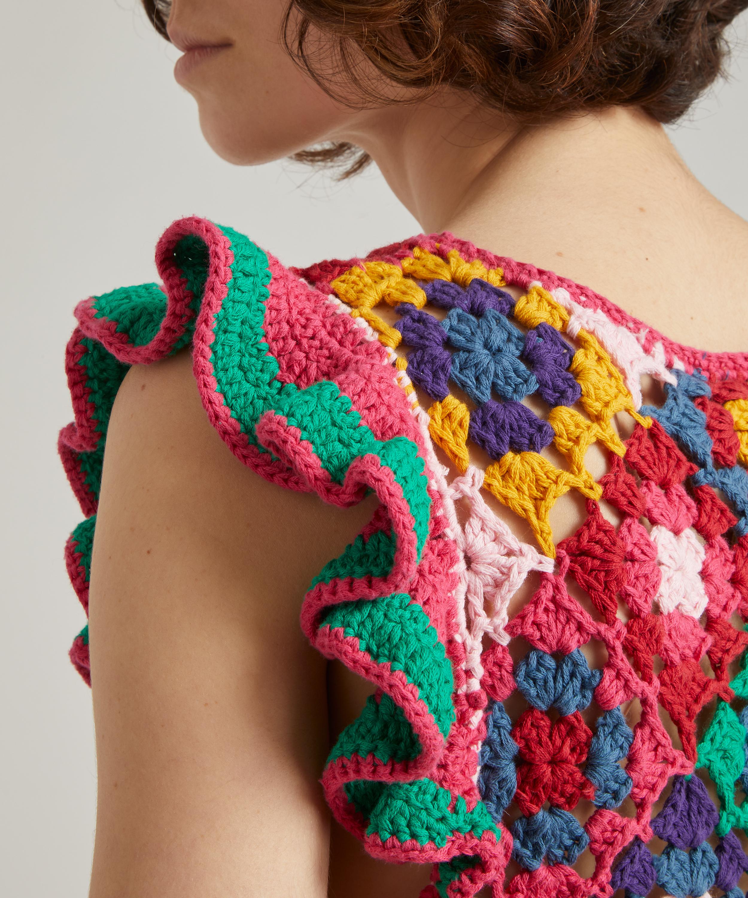 FARM Rio - Crochet Square Vest image number 4