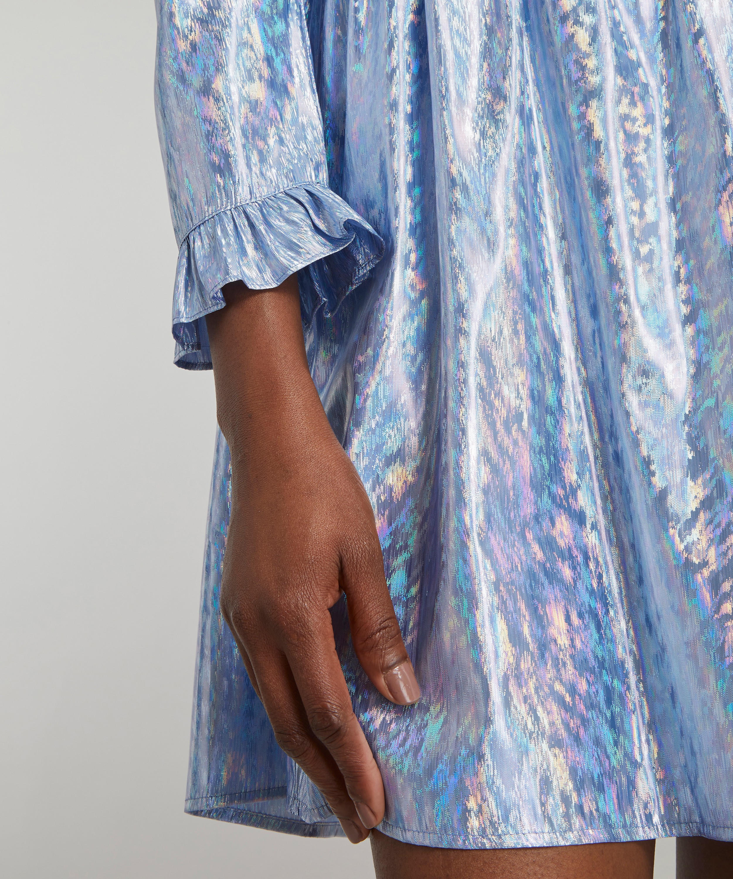 Shop Holographic Sequin Knit Dress Online in UAE