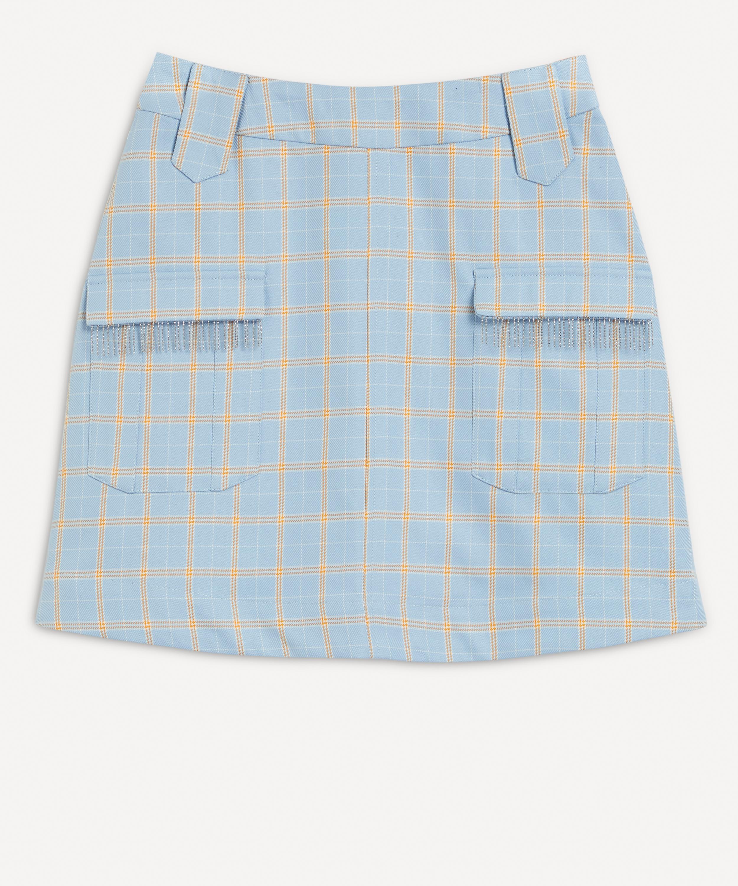 Shrimps - Rose Checked Mini-Skirt image number 0