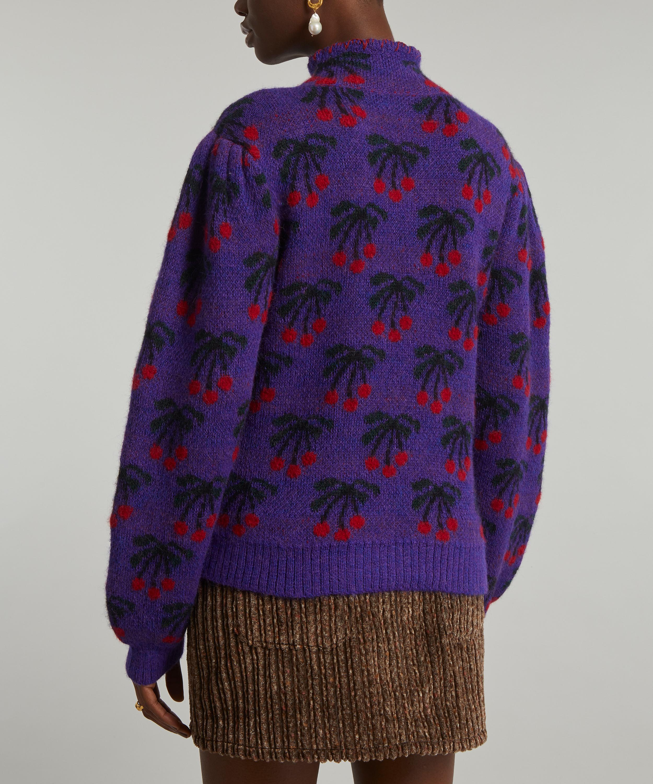 Shrimps - Purple Cherries Kennedy Jumper image number 3