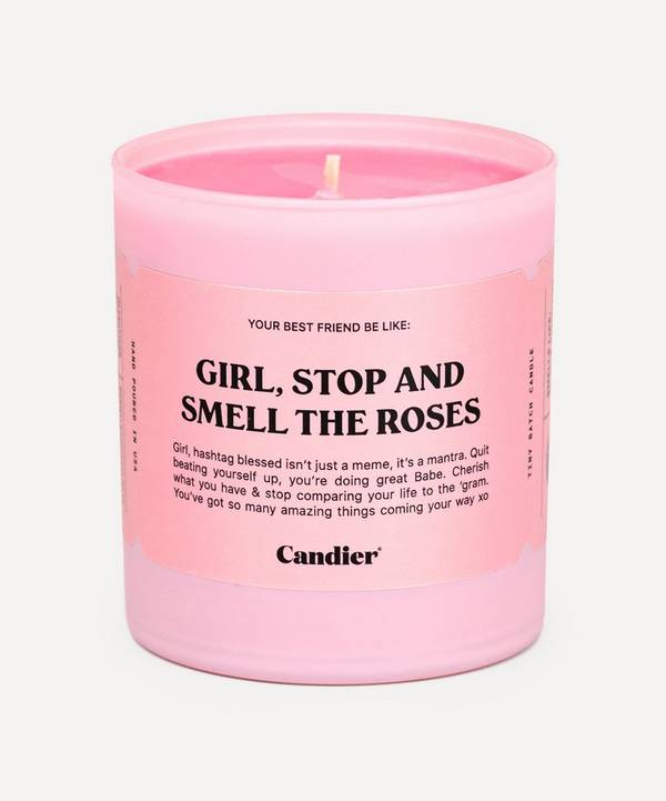 Candier by Ryan Porter - Girl Stop And Smell The Roses Scented Candle 225g image number 0