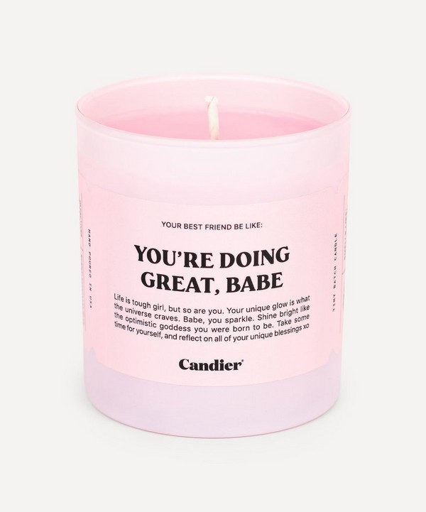 Candier by Ryan Porter - You’re Doing Great Babe Scented Candle 225g image number null