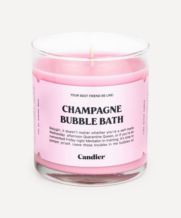 Candier by Ryan Porter - Champagne Bubble Bath Scented Candle 225g image number null