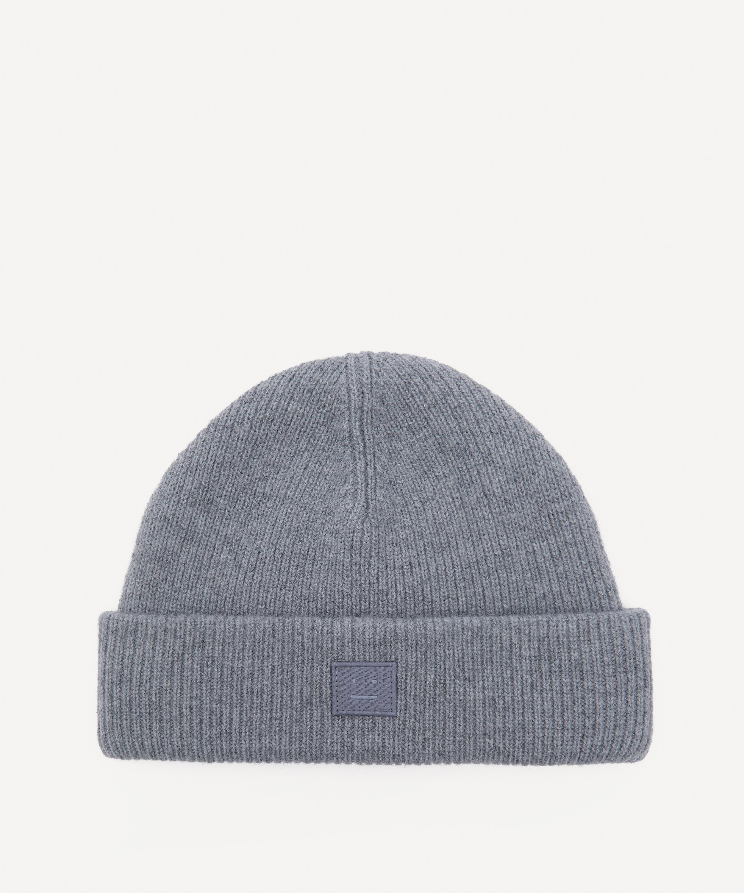 Acne Studios - Face Logo Beanie Hat image number 0