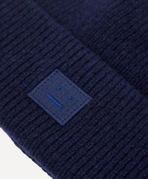 Acne Studios - Face Logo Beanie Hat image number 3