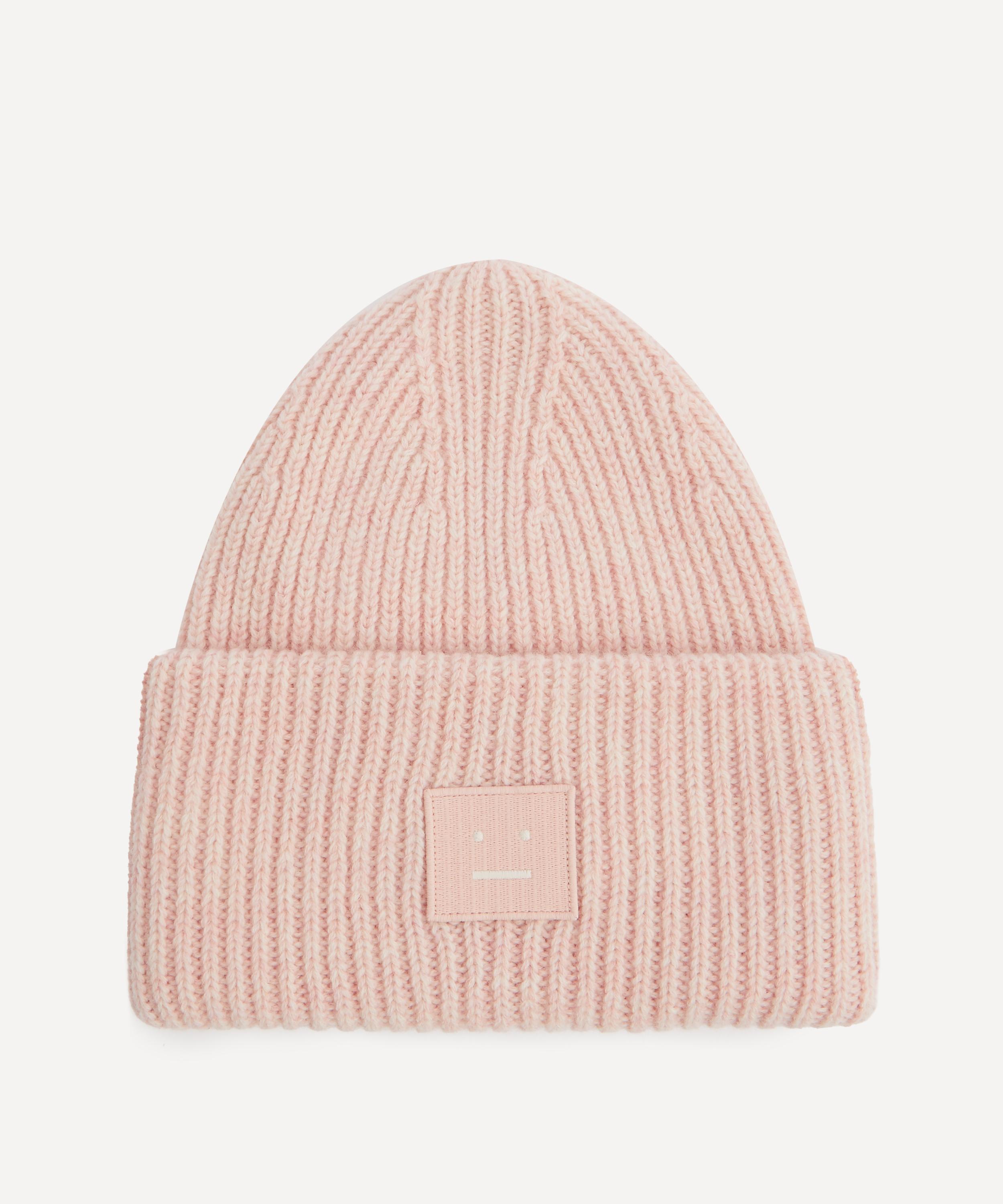 Acne Studios - Face Logo Beanie Hat image number 0