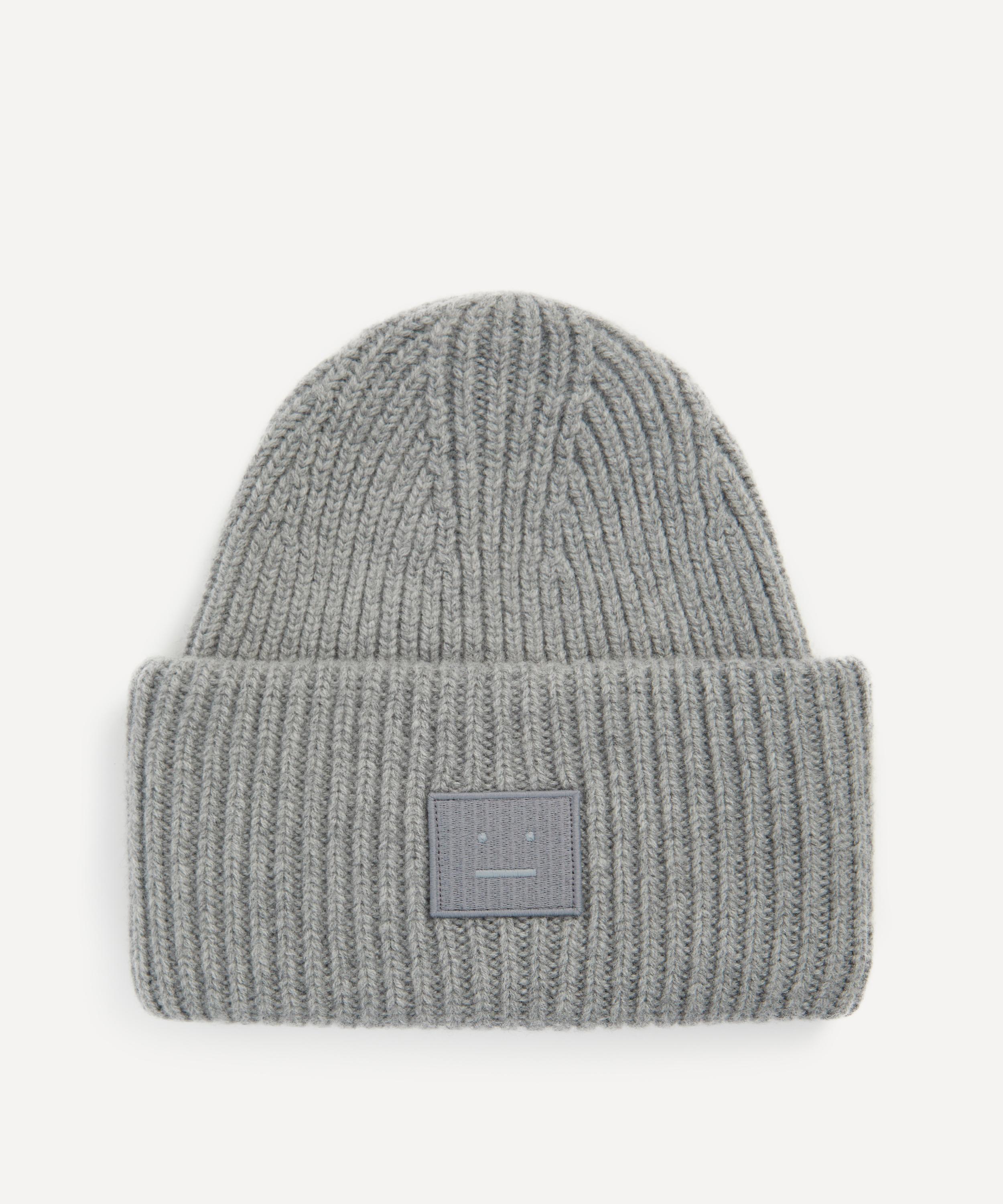 Acne Studios - Face Logo Beanie Hat image number 0