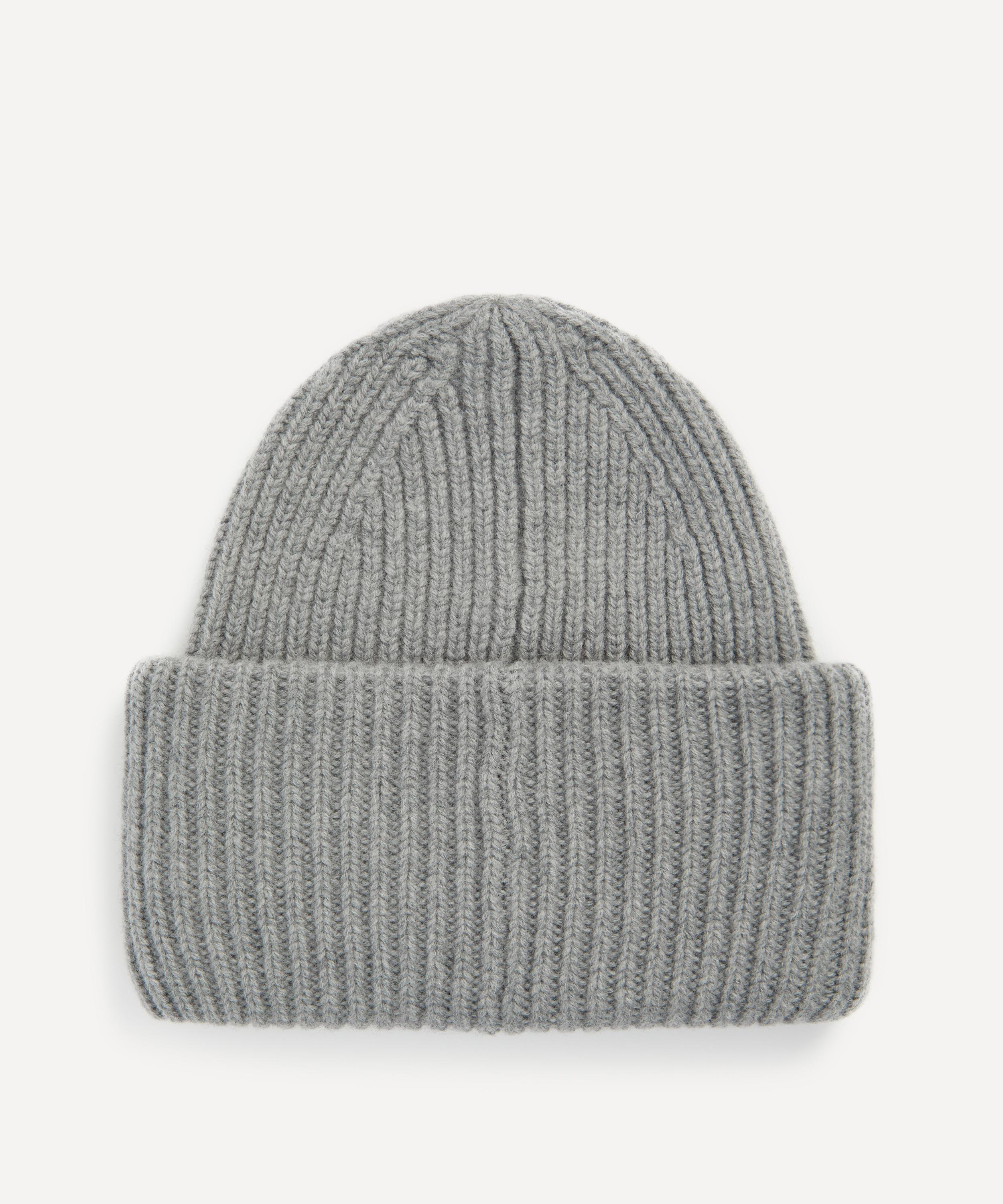 Acne Studios - Face Logo Beanie Hat image number 1
