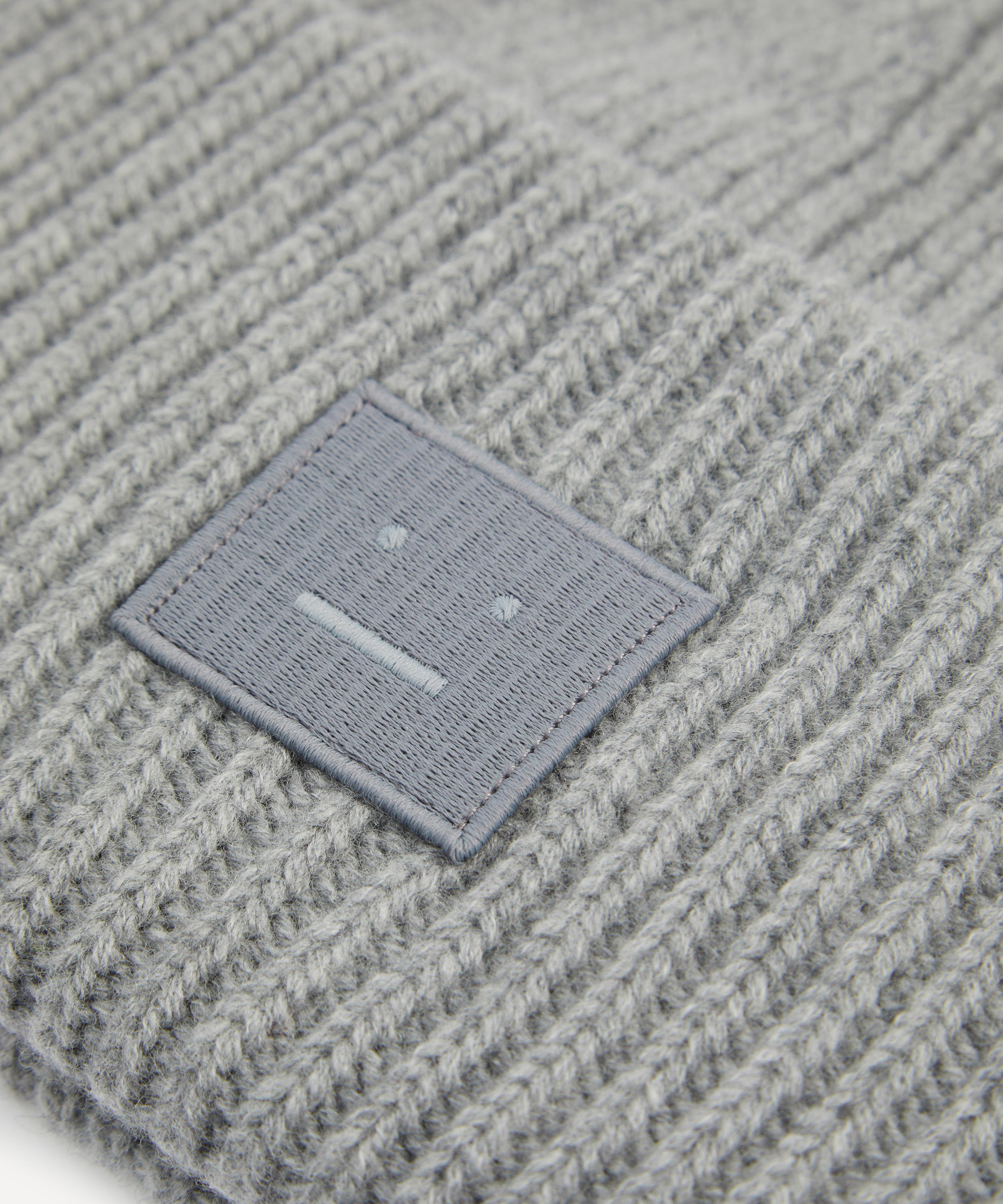 Acne Studios - Face Logo Beanie Hat image number 2