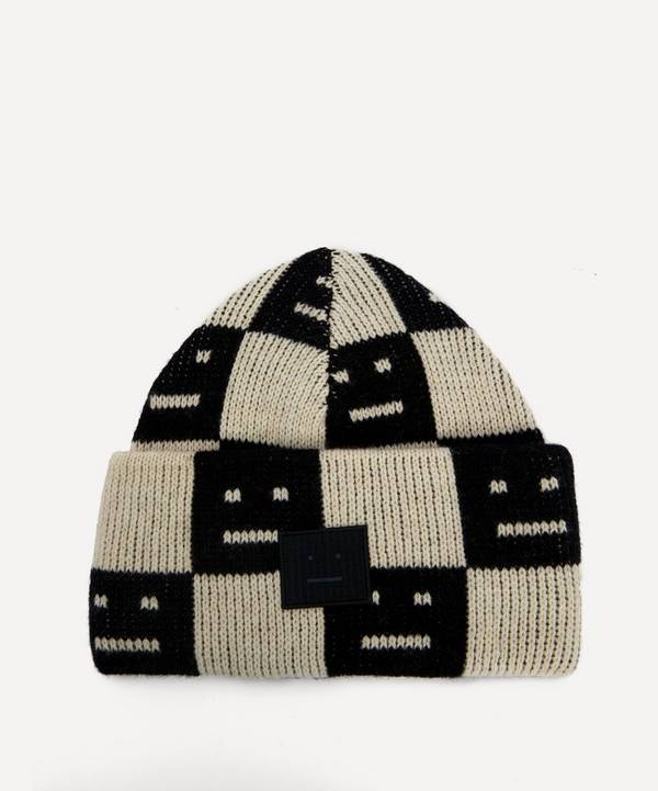 Acne Studios - Kuri Jacquard Knit Checkerboard Beanie Hat