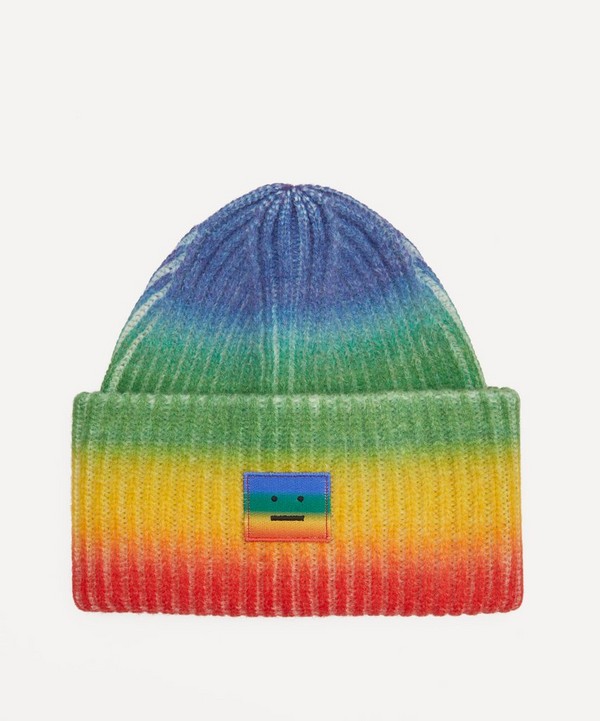 Acne Studios - Pansy Rainbow Face Wool Beanie image number null