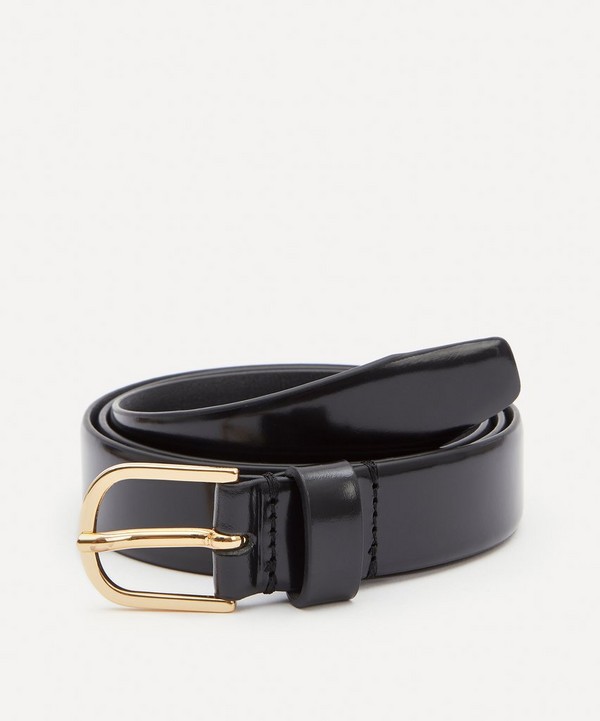 Toteme - Slim Leather Belt image number null