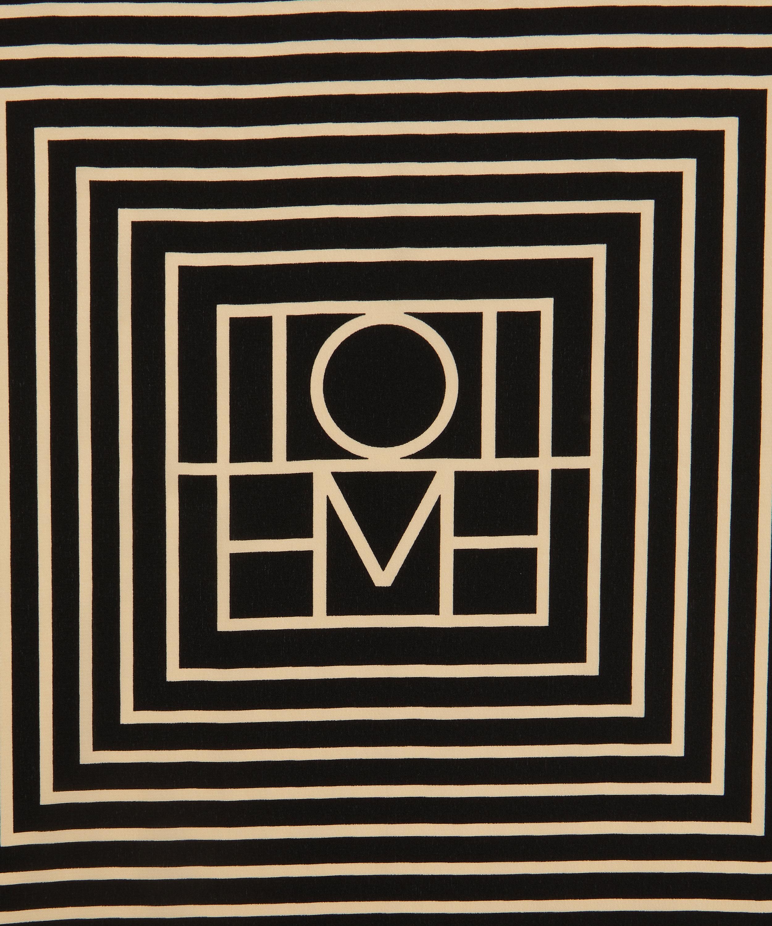 Totême Monogram Silk Scarf