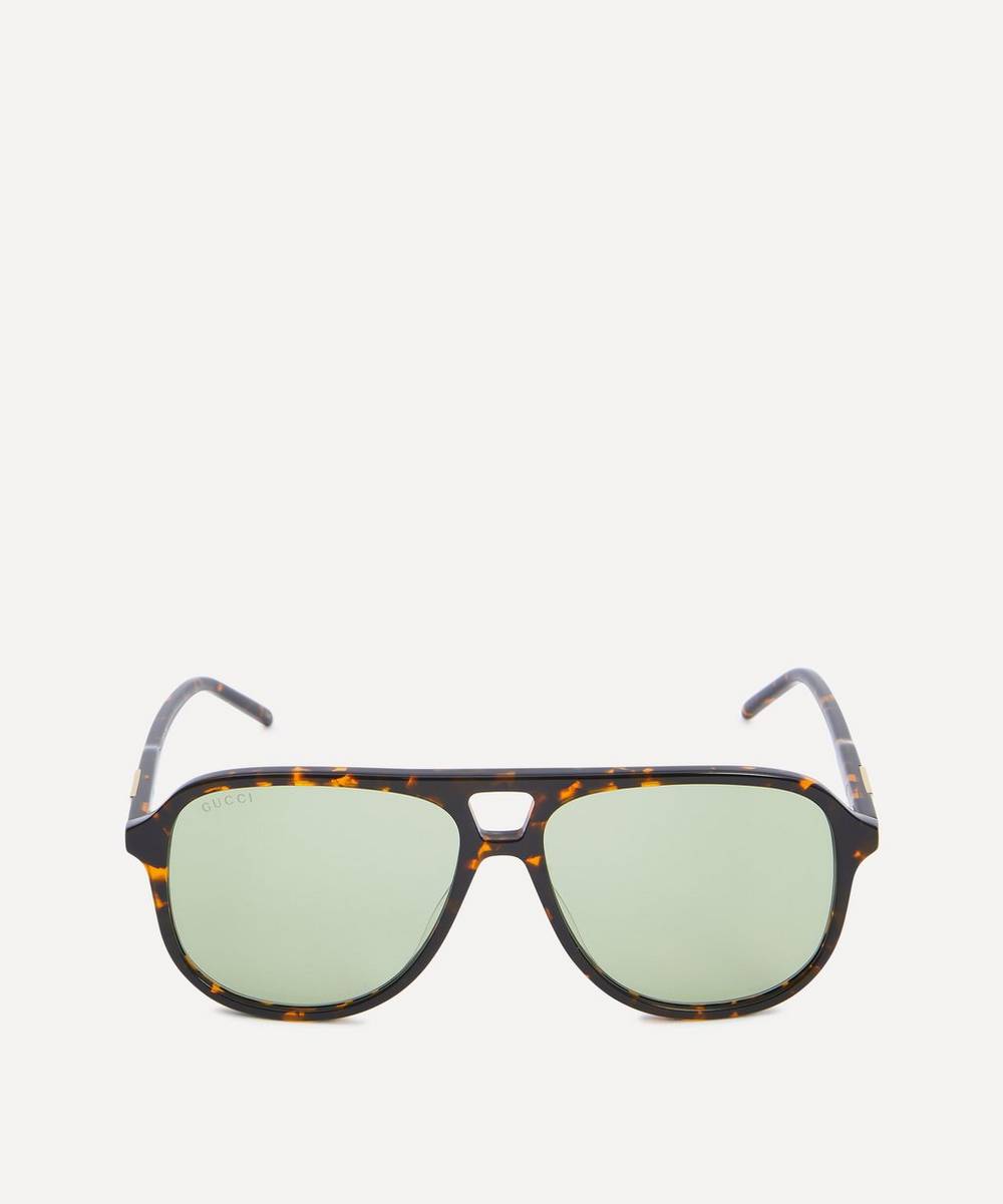 Gucci - Aviator Acetate Sunglasses