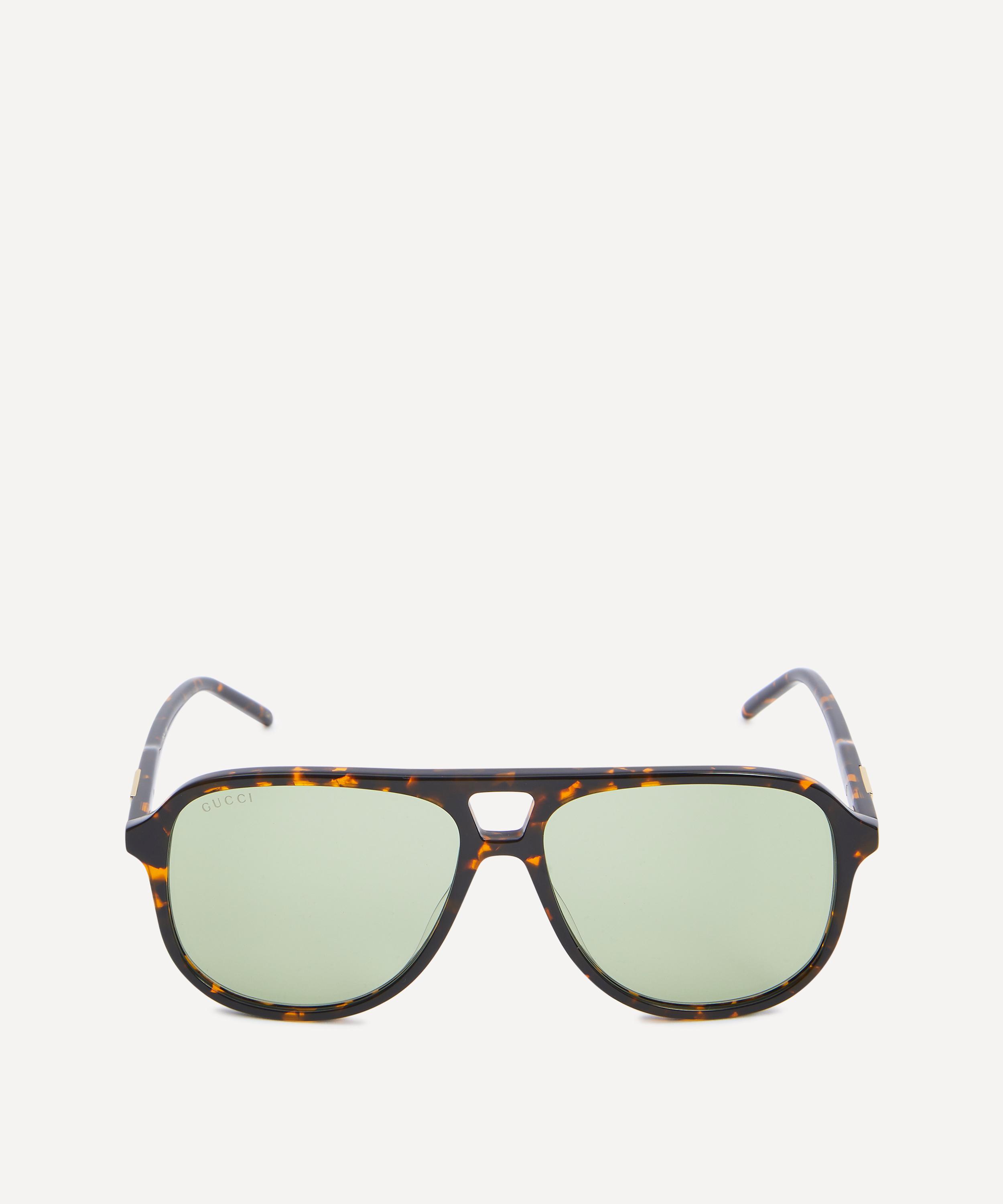 Gucci men's aviator acetate sunglasses sale