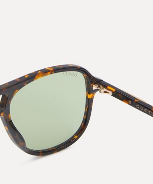 Gucci - Aviator Acetate Sunglasses image number 2
