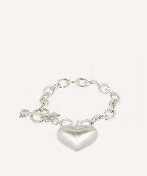 Rachel Quinn - Sterling Silver Cupid’s Heart Chain Bracelet image number 0
