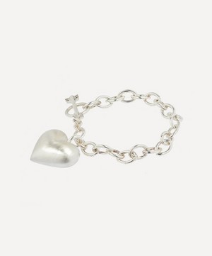 Rachel Quinn - Sterling Silver Cupid’s Heart Chain Bracelet image number 2