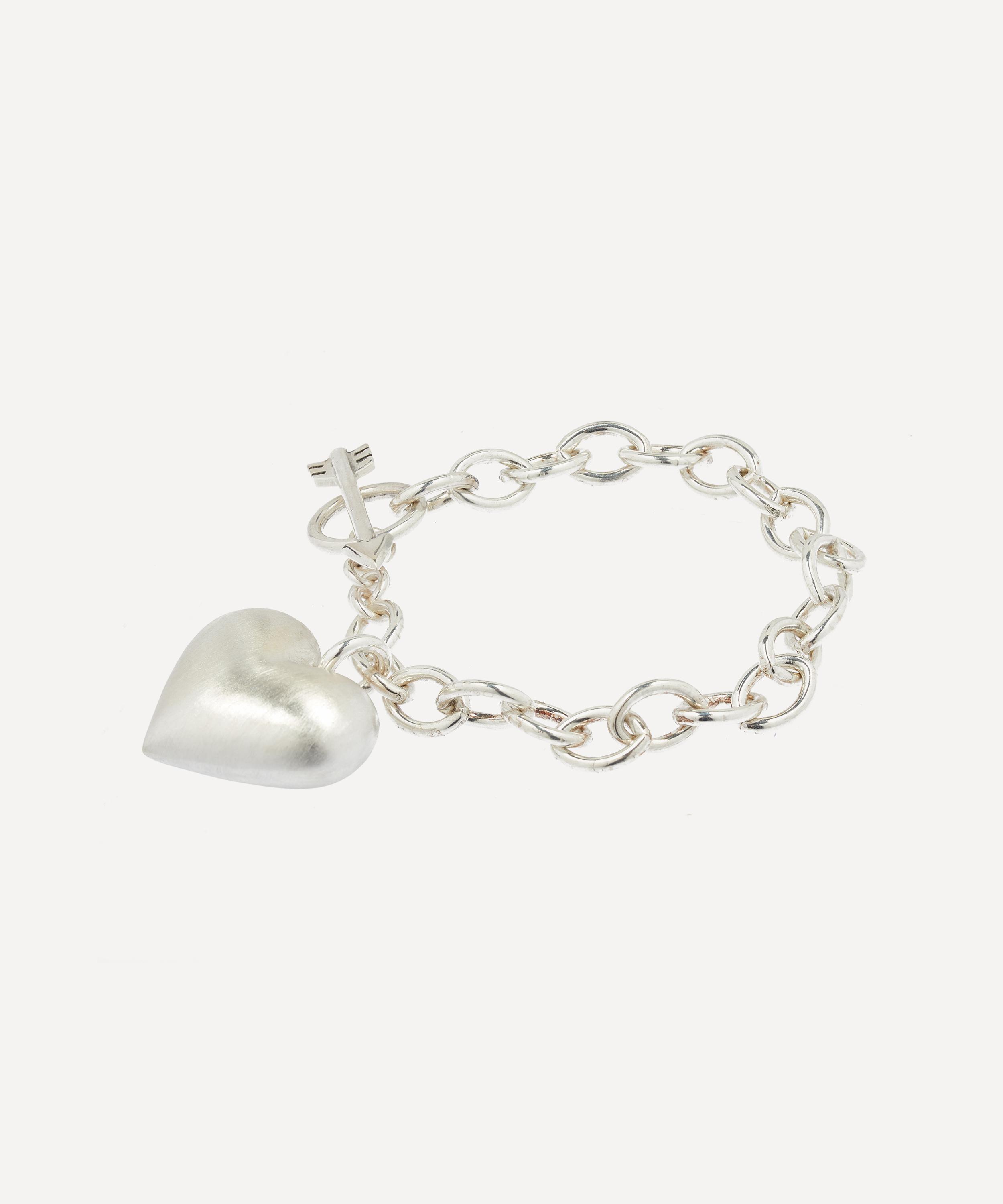 Rachel Quinn - Sterling Silver Cupid’s Heart Chain Bracelet image number 2