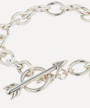 Rachel Quinn - Sterling Silver Cupid’s Heart Chain Bracelet image number 3