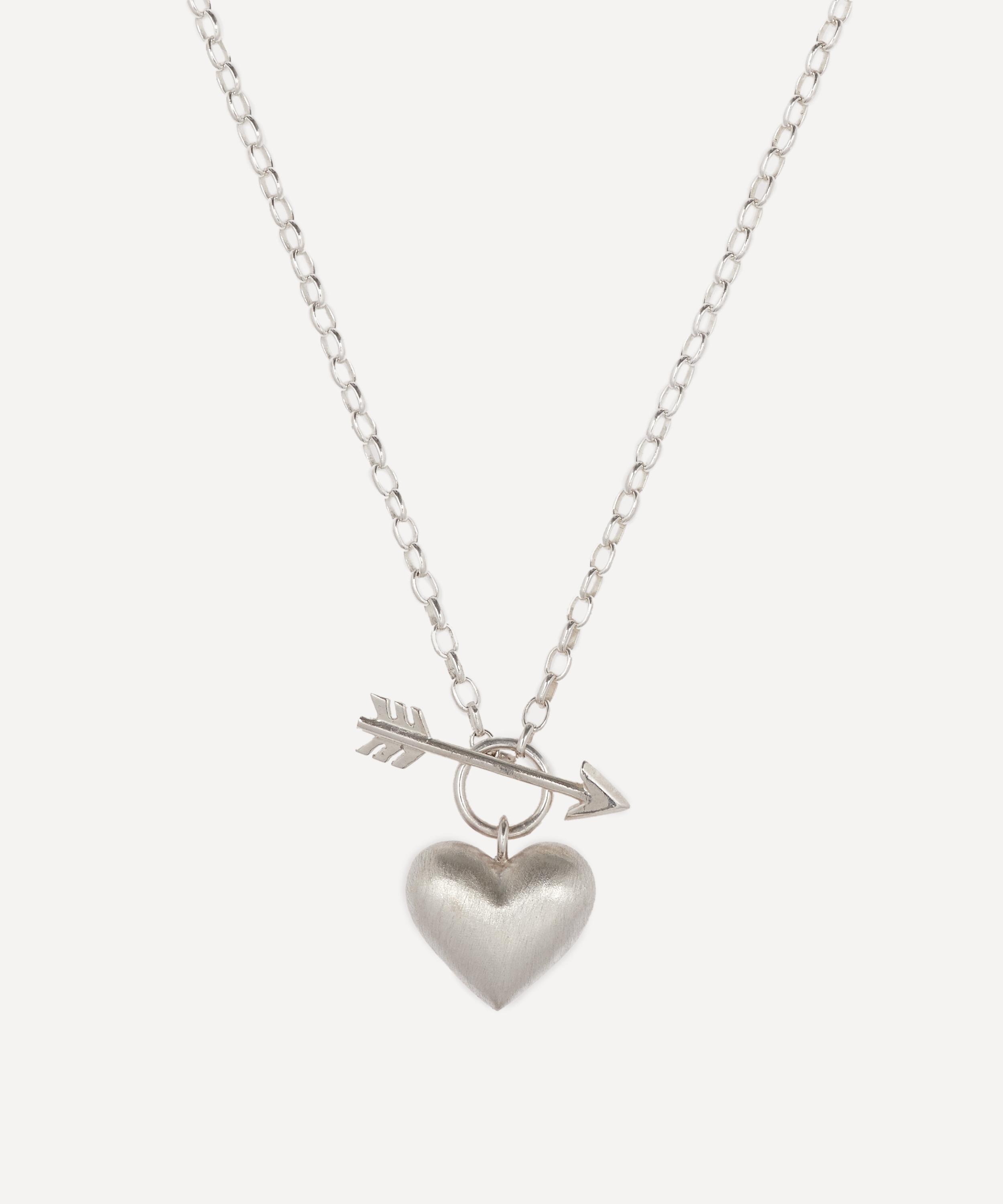 Small Silver Heart Necklace Pendant