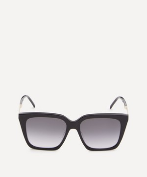 Saint Laurent - Black Acetate Square Sunglasses image number 0
