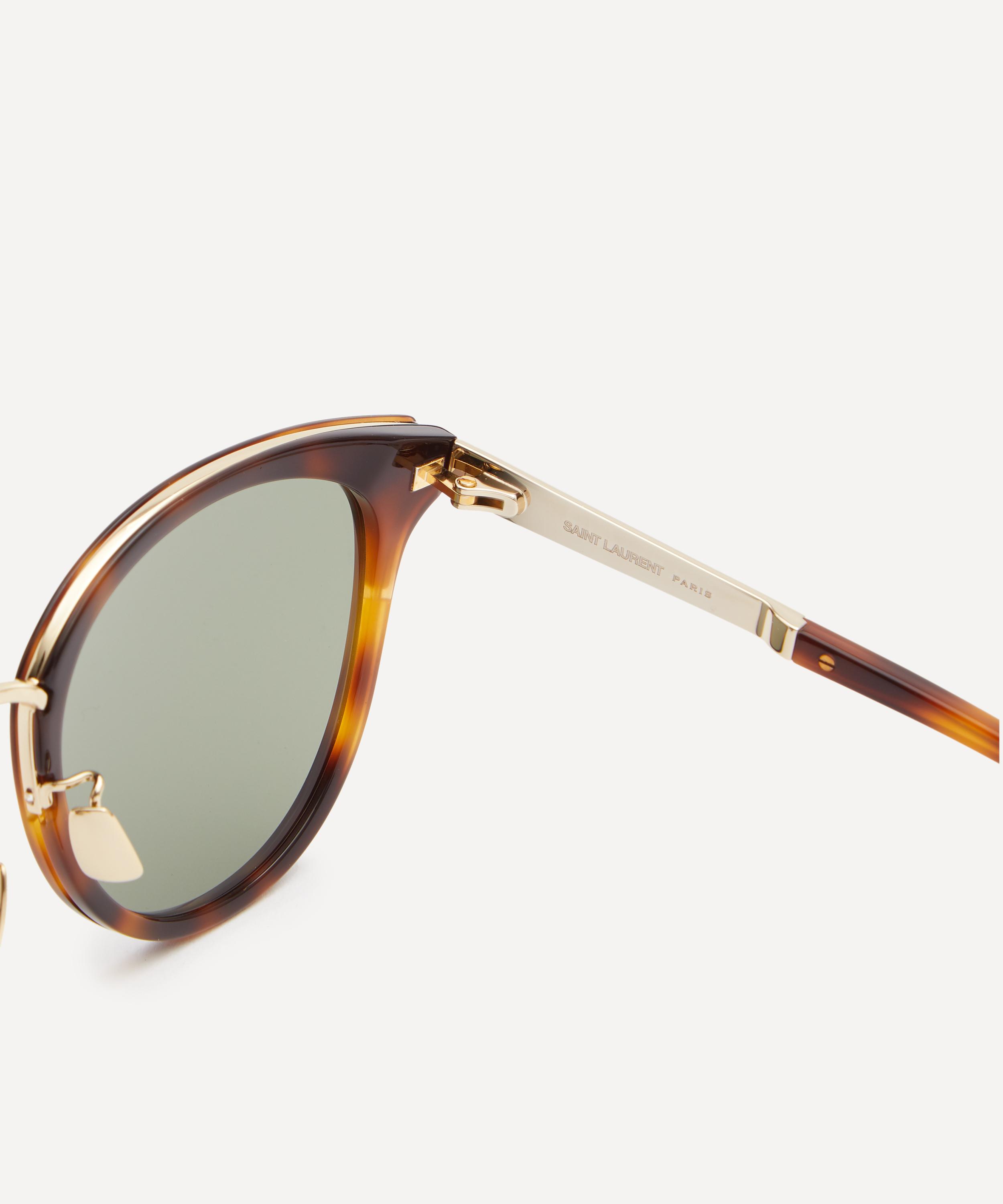 Saint Laurent - Round Acetate Sunglasses image number 3