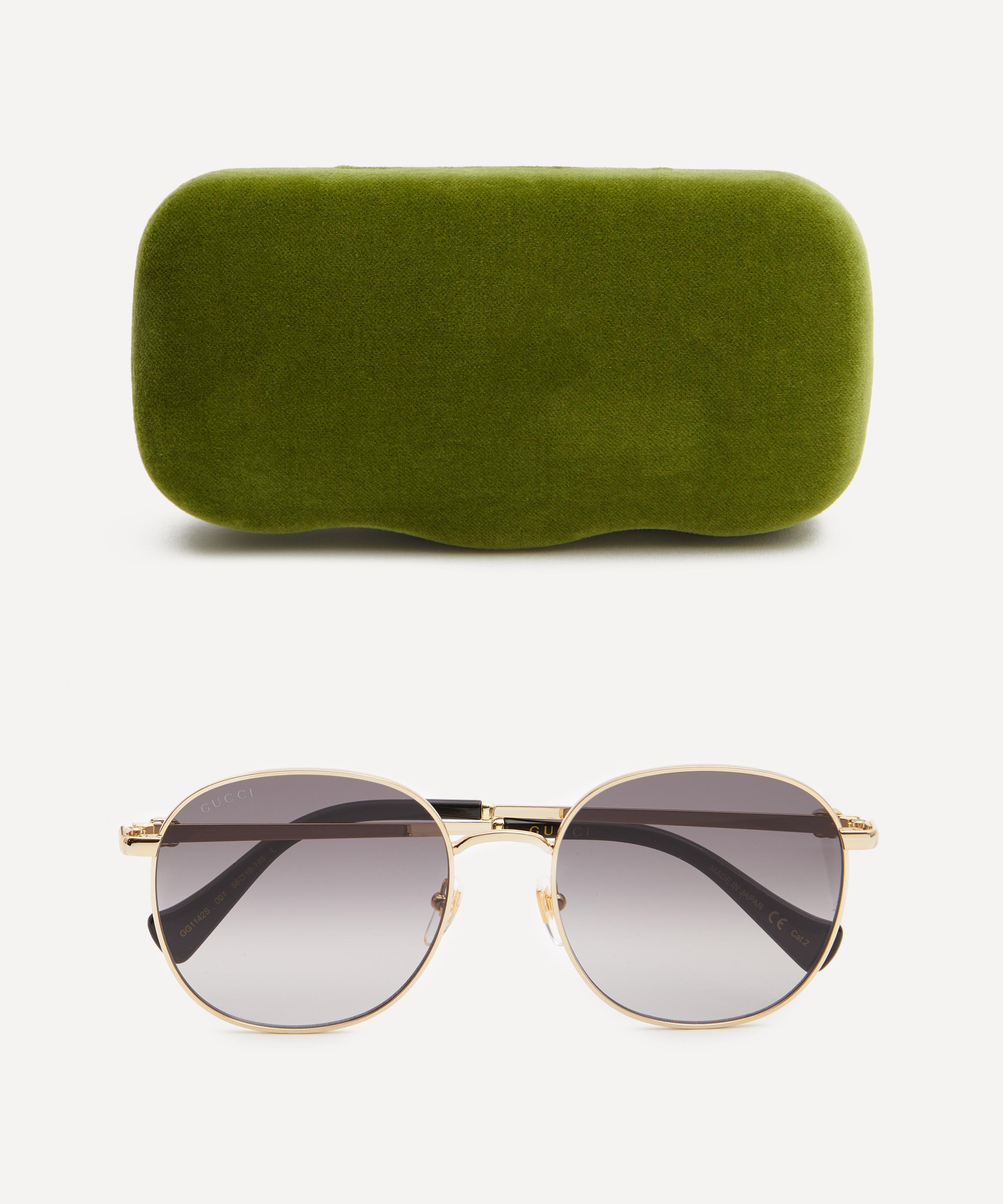 Gucci round aviator clearance sunglasses