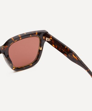 Gucci - Havana Acetate Square Sunglasses image number 3