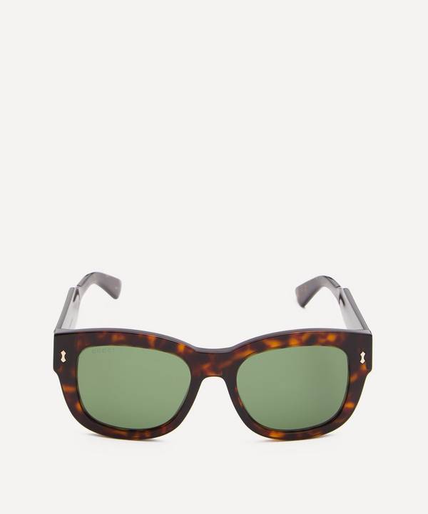 Gucci - Havana Acetate Square Sunglasses image number 0