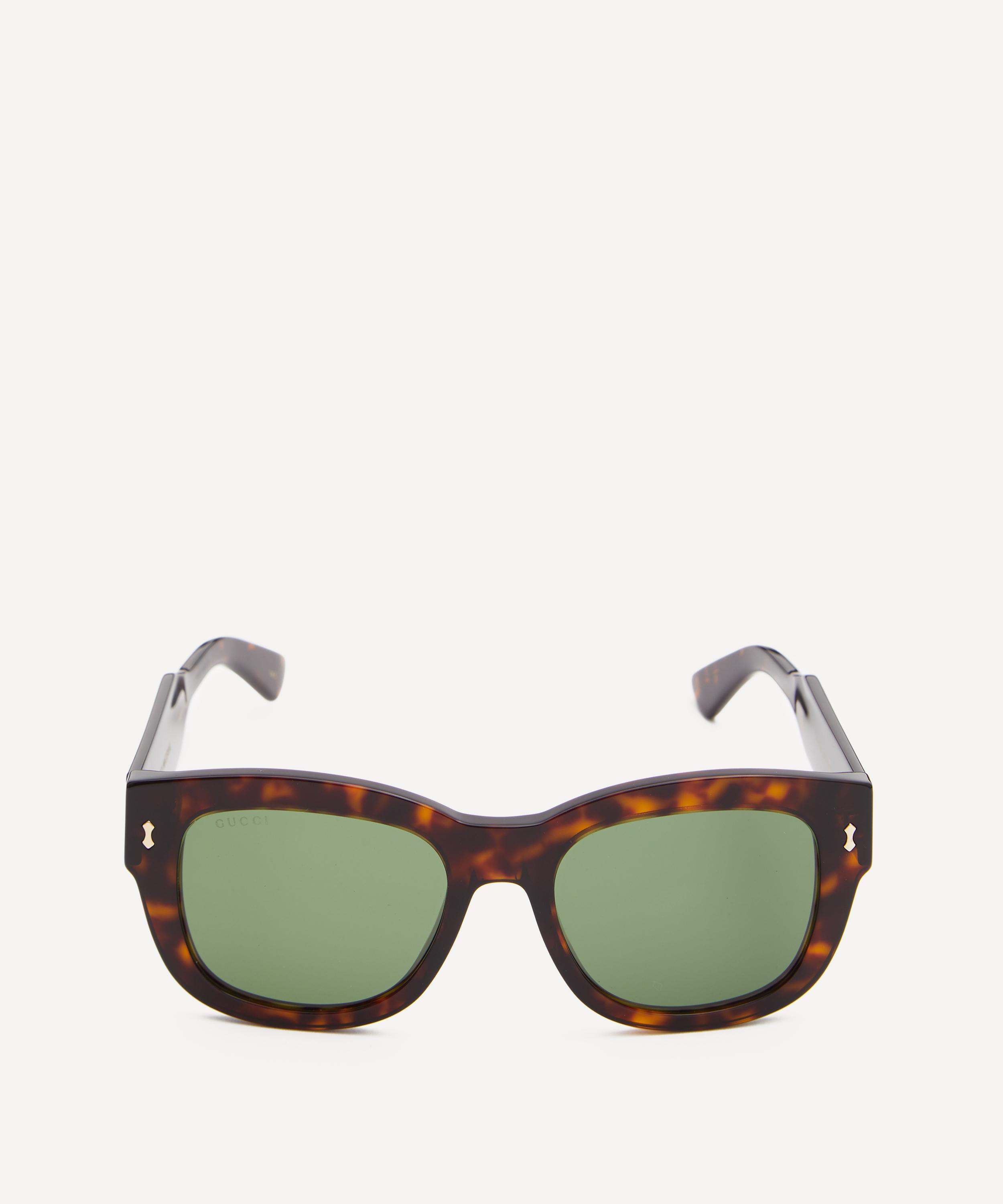 Gucci - Havana Acetate Square Sunglasses image number 0