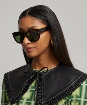 Gucci - Havana Acetate Square Sunglasses image number 2