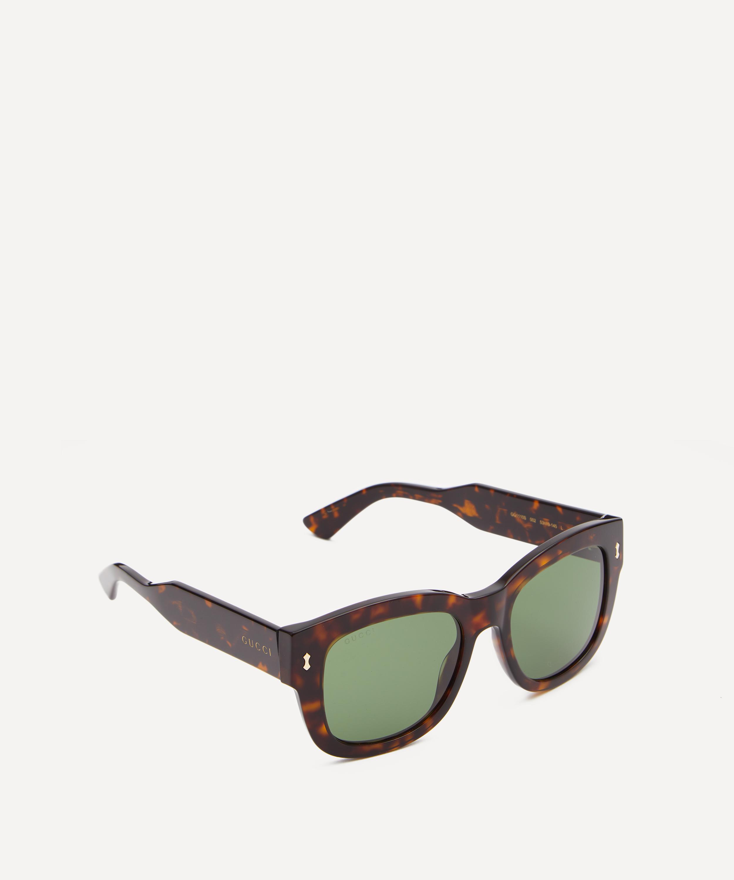 Gucci - Havana Acetate Square Sunglasses image number 1