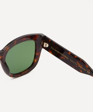 Gucci - Havana Acetate Square Sunglasses image number 3