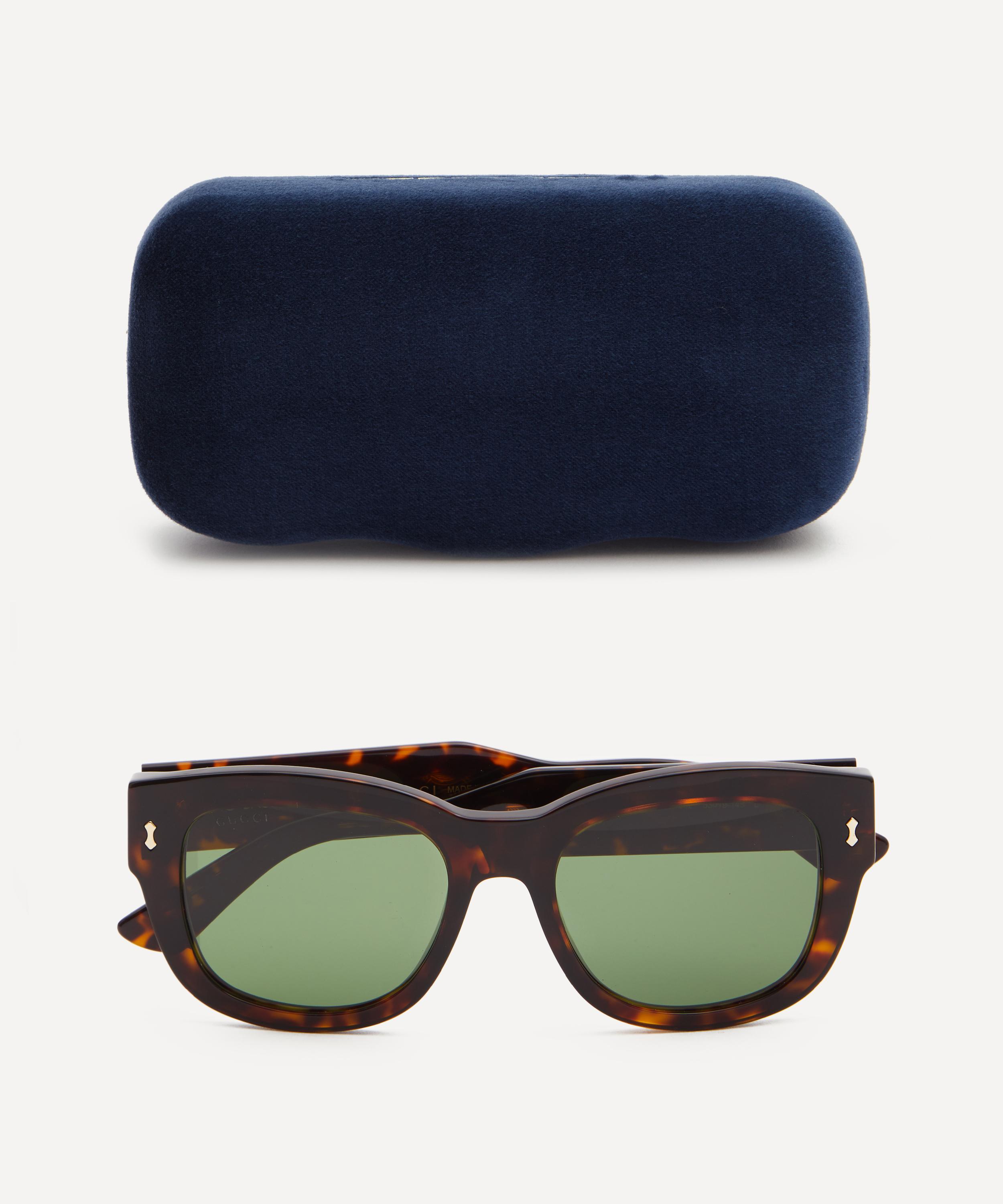 Gucci - Havana Acetate Square Sunglasses image number 4