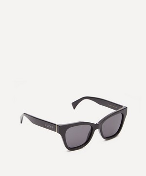 Gucci - Black Acetate Square Sunglasses image number 2