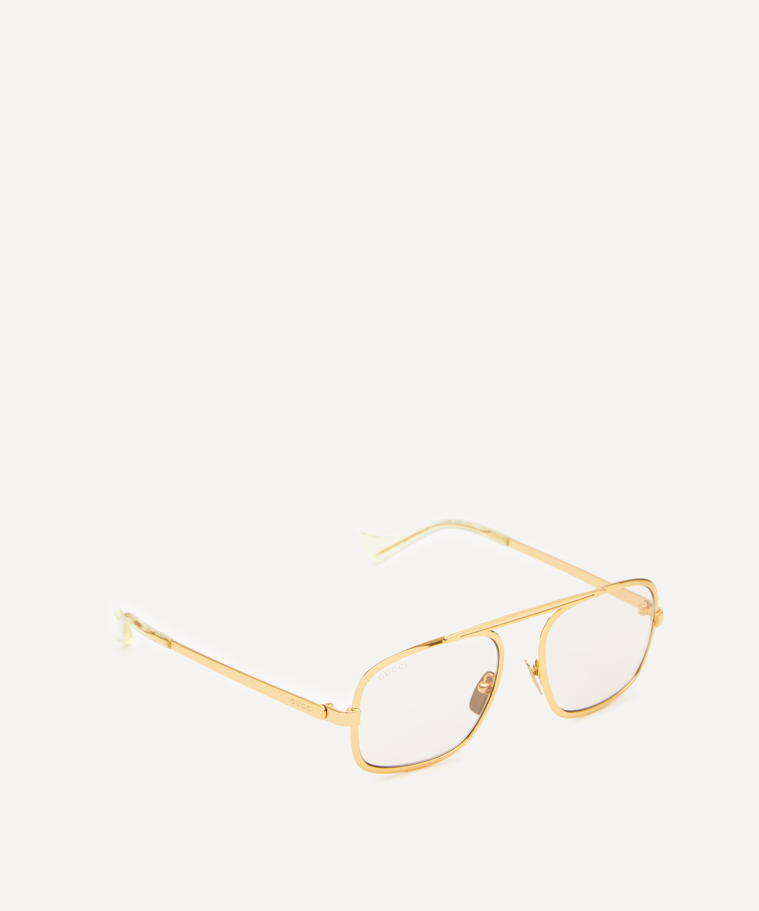 Gucci - Metal Square Aviator Sunglasses image number 2