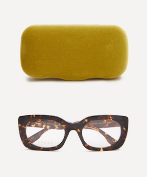 Gucci - Chunky Rectangular Optical Glasses image number 4
