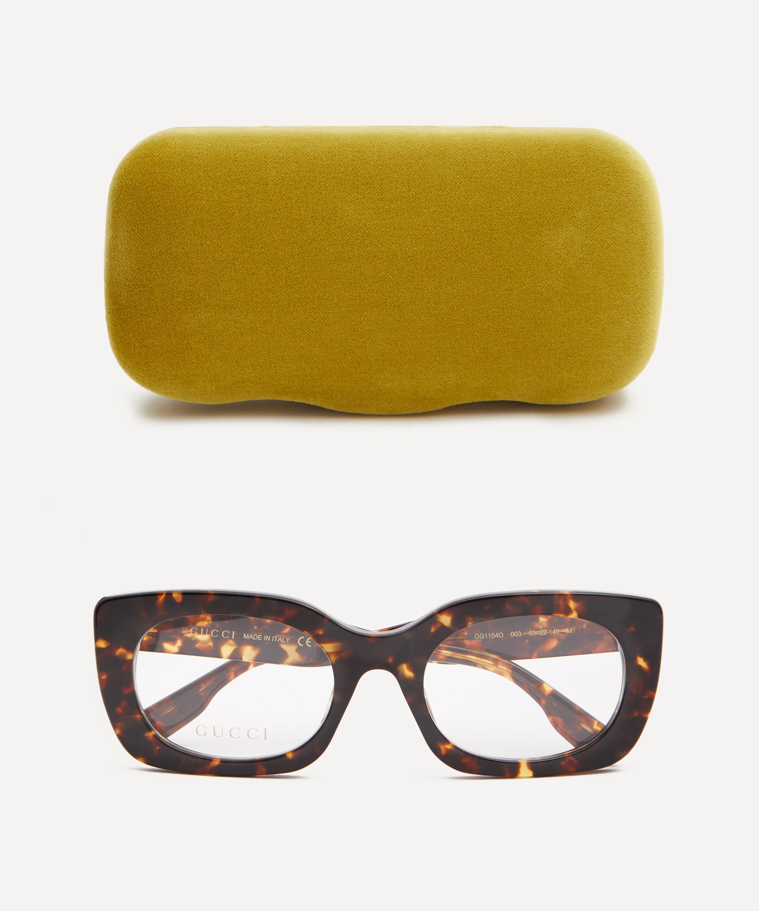 Gucci - Chunky Rectangular Optical Glasses image number 4